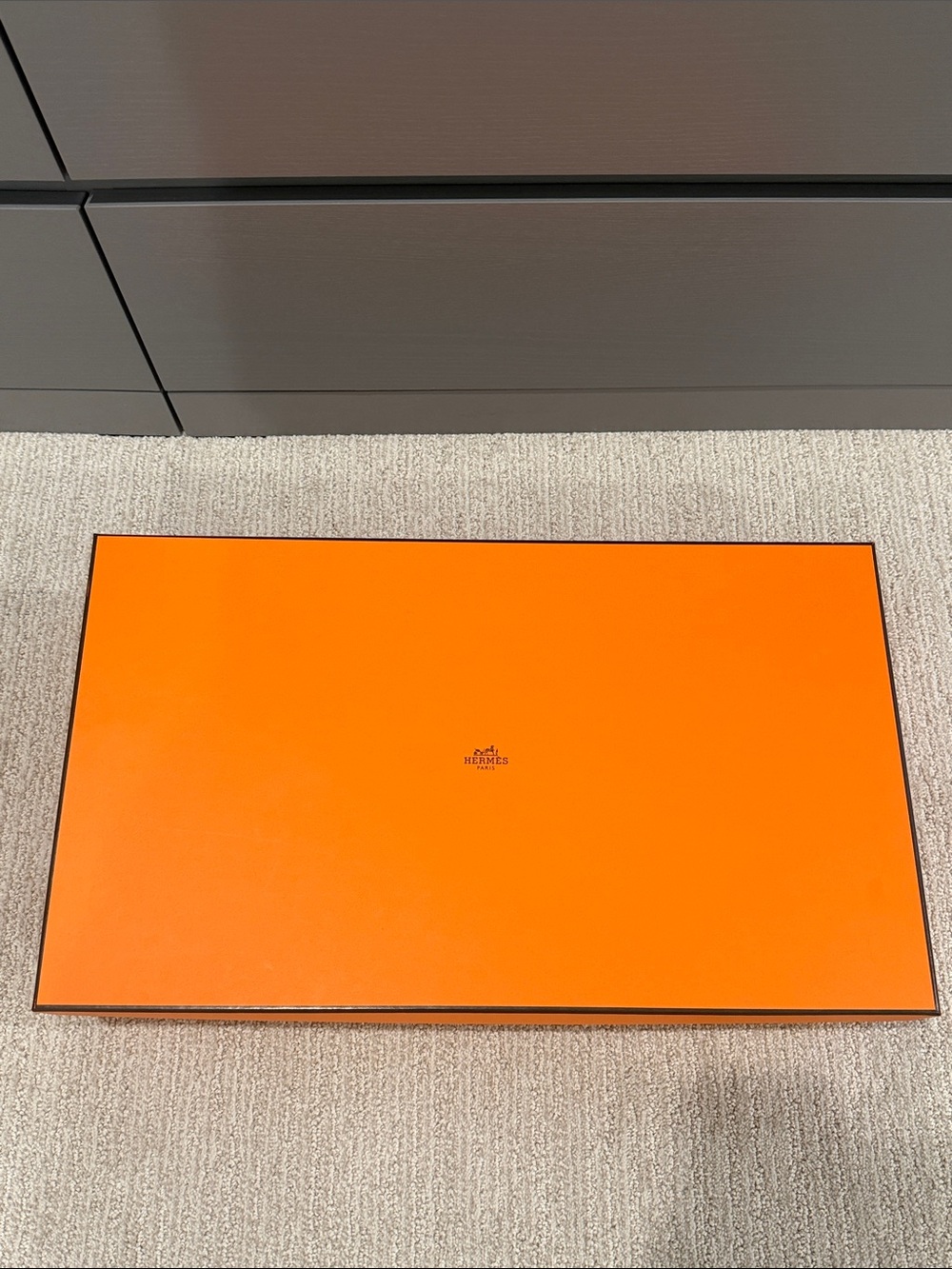 Hermes boots box 22 x 13 x 4.5 inches